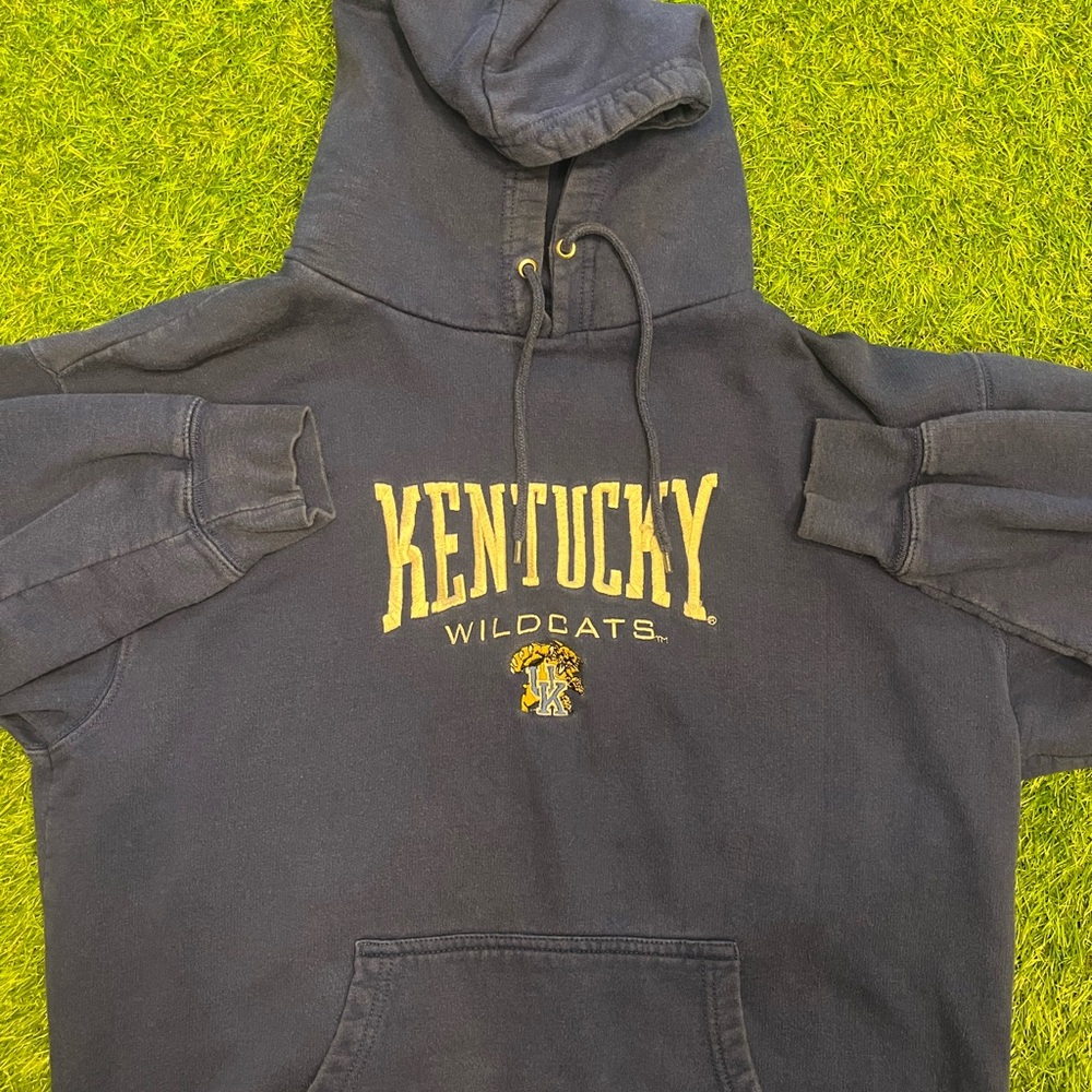 Vintage Kentucky Wildcats Blue Hoodie TSI Sportswear Size Small